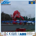 hydraulic electric floating ship marine crane